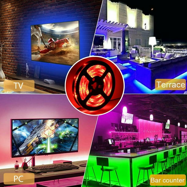 5V USB Power LED Strip Lights 5050 RGB TV Backlight Bluetooth APP Remote Music 5V USB Power LED Strip Lights 5050 RGB TV Backlight Bluetooth APP Remote Music
